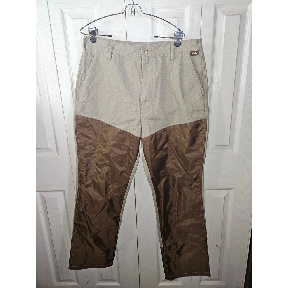 Walls Master Made Mens Hunting Pants Tan Brown Outdoor Work Utility